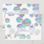 Invitation à une fête d'anniversaire avec des bull (Devant / Derrière)