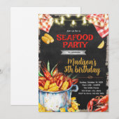 Invitation à une fête d'anniversaire avec ébulliti (Devant / Derrière)