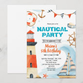 Invitation à une fête d'anniversaire avec thème de (Devant / Derrière)