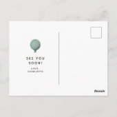 Invitation à une fête d'anniversaire avec un petit (Dos)