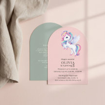 Invitation à une fête d'anniversaire avec une lico