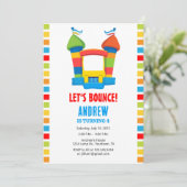 Invitation à une fête d'anniversaire avec une mais (Debout devant)