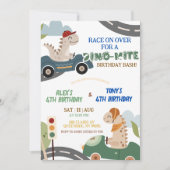 Invitation à une fête d'anniversaire commune de co (Devant)