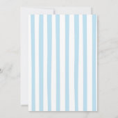 Invitation à une fête d'anniversaire côtière d'été (Dos)