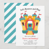 Invitation à une fête d'anniversaire dans une mais (Devant / Derrière)