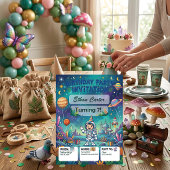 Invitation à une fête d'anniversaire d'aventure sp