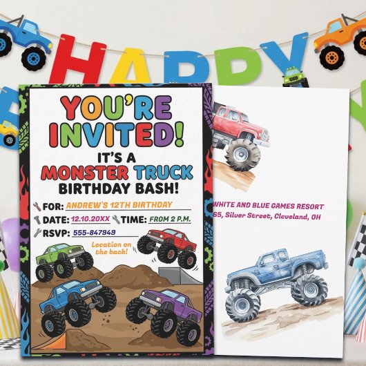 Invitation à une fête d'anniversaire de 12 ans ave