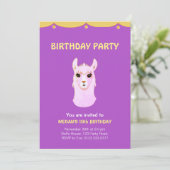 Invitation à une fête d'anniversaire de 13 ans (Debout devant)