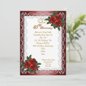 Invitation à une fête d'anniversaire de 45 ans ave (Debout devant)