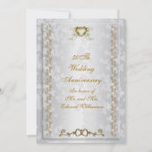 Invitation à une fête d'anniversaire de 50 ans ave (Devant)