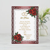 Invitation à une fête d'anniversaire de 60 ans ave (Debout devant)