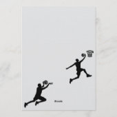 Invitation à une fête d'anniversaire de basketball (Dos)