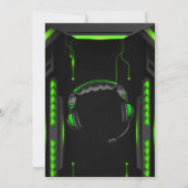 Invitation à une fête d'anniversaire de camion de  (Dos)