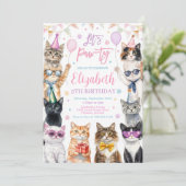 Invitation à une fête d'anniversaire de chat, Thèm (Debout devant)