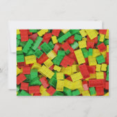 Invitation à une fête d'anniversaire de constructe (Dos)