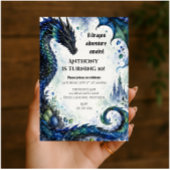 Invitation à une fête d'anniversaire de dragon