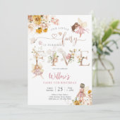 Invitation à une fête d'anniversaire de fée (Debout devant)