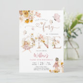 Invitation à une fête d'anniversaire de fée (Debout devant)