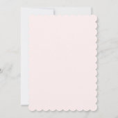 Invitation à une fête d'anniversaire de fée rose e (Dos)