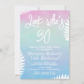 Invitation à une fête d'anniversaire de fête d'été (Devant)