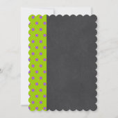 Invitation à une fête d'anniversaire de fille Luau (Dos)