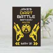 Invitation à une fête d'anniversaire de garçons Da (Debout devant)