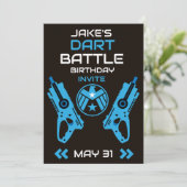 Invitation à une fête d'anniversaire de garçons Da (Debout devant)