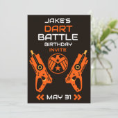 Invitation à une fête d'anniversaire de garçons Da (Debout devant)