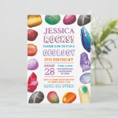 Invitation à une fête d'anniversaire de géologie R (Debout devant)