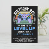 Invitation à une fête d'anniversaire de jeu vidéo (Debout devant)