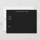 Invitation à une fête d'anniversaire de koala (Dos)