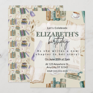 Invitation à une fête d'anniversaire de l'amoureux