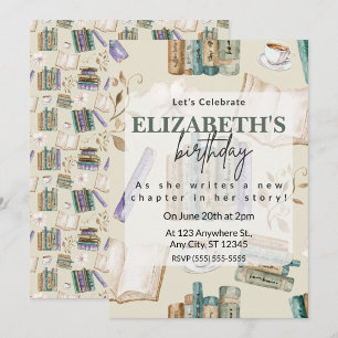 Invitation à une fête d'anniversaire de l'amoureux