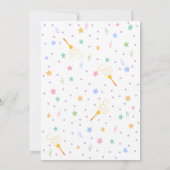 Invitation à une fête d'anniversaire de licorne (Dos)