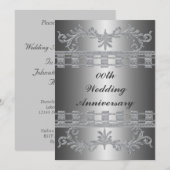 Invitation à une fête d'anniversaire de mariage de (Devant / Derrière)