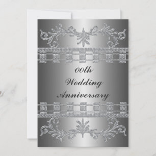 Invitation à une fête d'anniversaire de mariage de