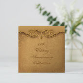 Invitation à une fête d'anniversaire de mariage de (Debout devant)