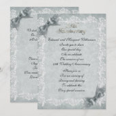 invitation à une fête d'anniversaire de mariage de (Devant / Derrière)