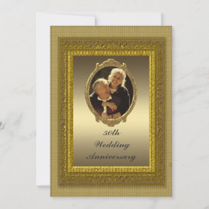Invitation à une fête d'anniversaire de mariage de