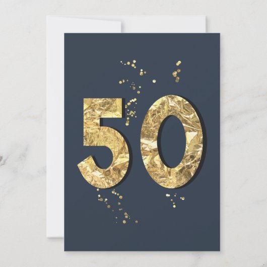 Invitation à une fête d'anniversaire de mariage de (Dos)