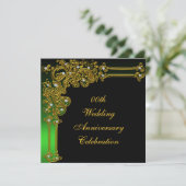 Invitation à une fête d'anniversaire de mariage de (Debout devant)