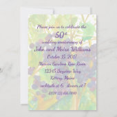Invitation à une fête d'anniversaire de mariage de (Dos)