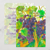 Invitation à une fête d'anniversaire de mariage de (Devant / Derrière)