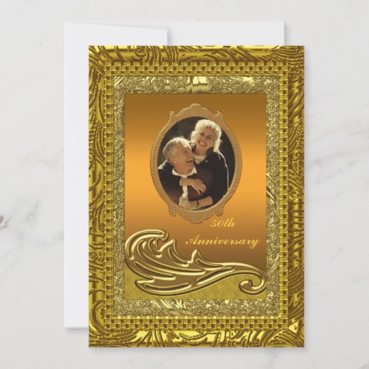 Invitation à une fête d'anniversaire de mariage de (Devant)