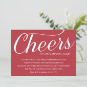 Invitation à une fête d'anniversaire de mariage ro (Debout devant)