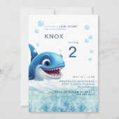 Invitation à une fête d'anniversaire de morsure de (Devant)