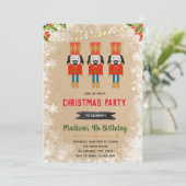 Invitation à une fête d'anniversaire de Noël Casse (Debout devant)