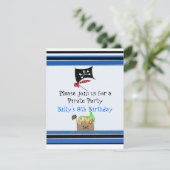 Invitation à une fête d'anniversaire de pirate ray (Debout devant)