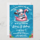 Invitation à une fête d'anniversaire de Piscine au (Devant)