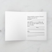 Invitation à une fête d'anniversaire de princesse (Intérieur)